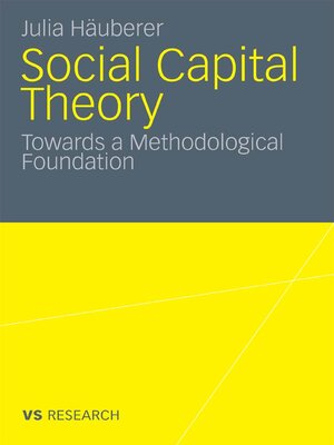 cover image of Social Capital Theory